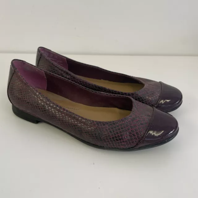 Clarks hotsell snakeskin flats