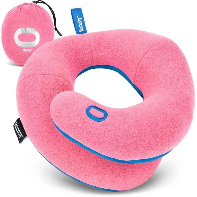 BCOZZY Pillow for Traveling in Car Seat & Airplane Provides Double Support fo...