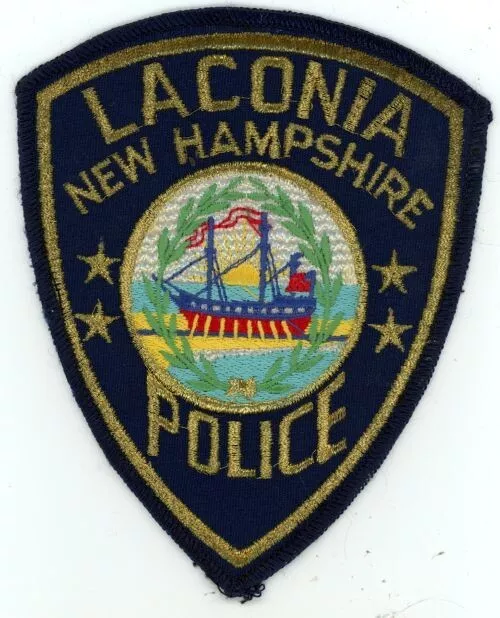 New Hampshire Nh Laconia Police Nice Shoulder Patch Sheriff