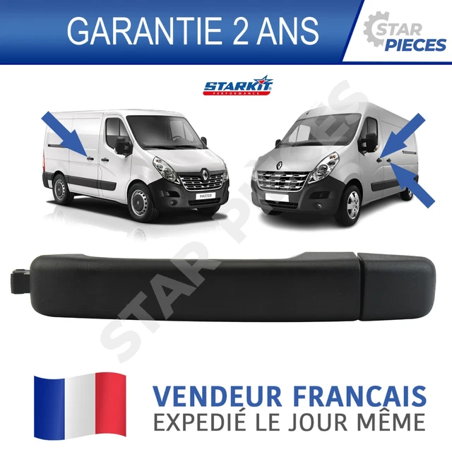 Poignée De Porte Extérieure Pour Renault Master 3, Opel Movano B, NV400 (2010-2022) - Neuf