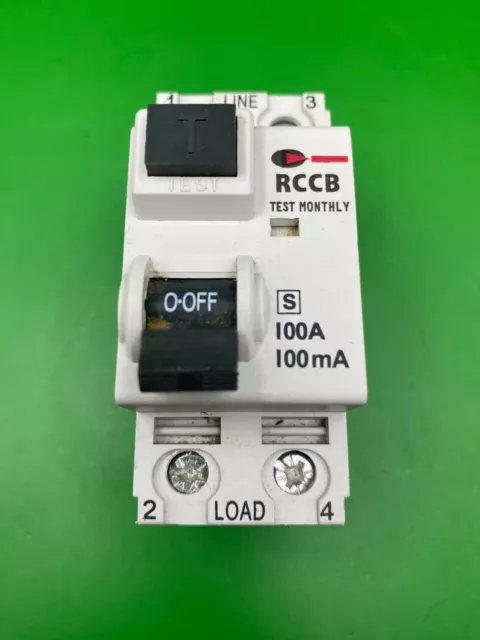 Lewden Control Gear CGD-100/100/2/S 100A 100mA Type S RCD