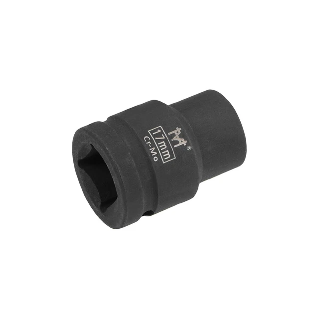 Douille Impact 1/2 Pouce 6-points Cr-Mo – 17mm, Métrique, Embout Superficiel – Uxcell