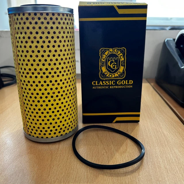 CLASSIC GOLD OIL Filter Element for Jaguar EType Series 13 Jaguar Mk1 Mk2 Mk10 £4.50 PicClick UK