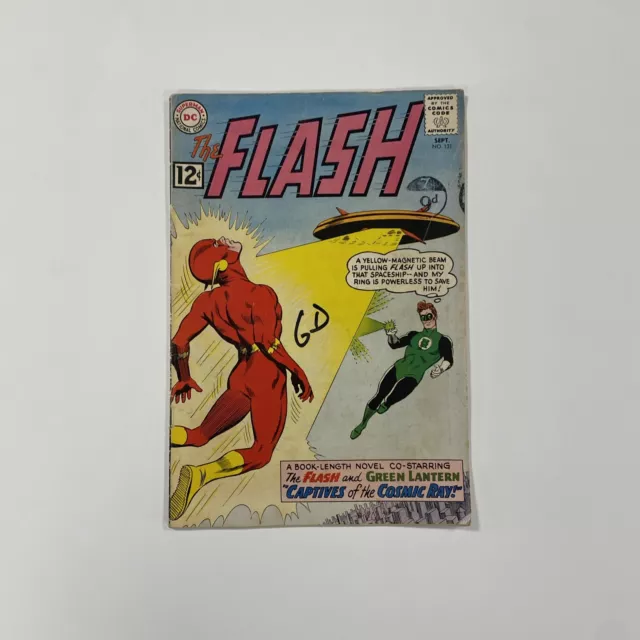 Flash #131 1962 VG 1st Green Lantern Appearance In Flash Comic Pence Stamp