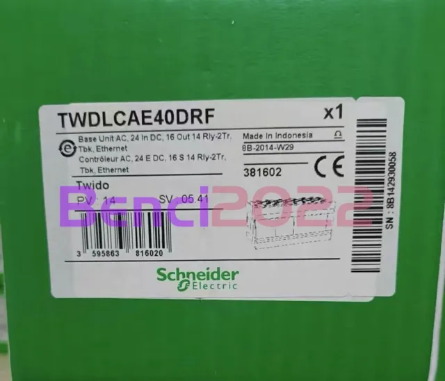 Schneider Twido TWDLCAE40DRF PLC 24 In Programmable Logic Controller Base Unit