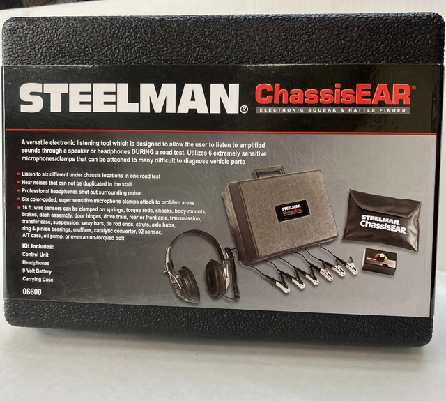 Steelman ChassisEAR Stethoscope Automotive Listening Device Kit Noise Find 06600