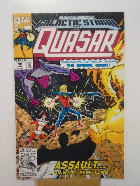 QUASAR #32 (1992) Starfox, Korath, Avengers, Angler, Greg Capullo, Marvel Comics