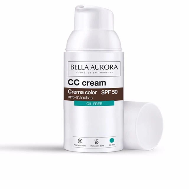 Make-Up Bella Aurora unisex CC CREAM anti-manchas oil free SPF50 30 ml