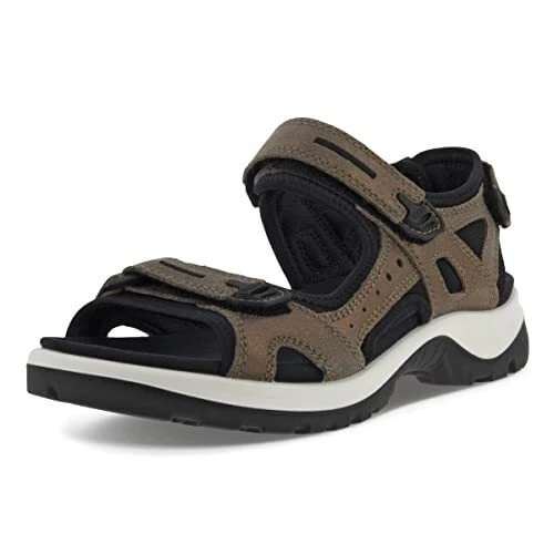 ECCO Women's Yucatan Sport Sandal Warm Grey Metallic/UPCYCLE Edition 6-6.5