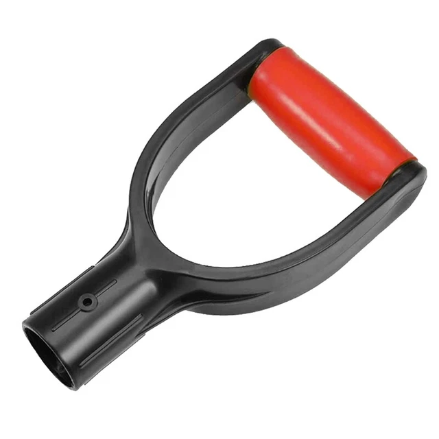 2 Poignées D Noires Pour Outils De Jardin - Remplacement Pelle, Bêche, Fourche - Diamètre 30 Mm