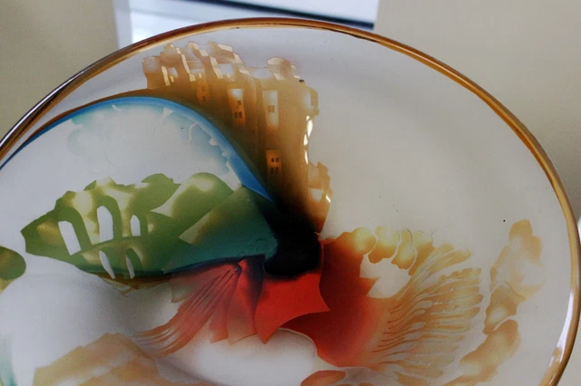Superbe Coupe en verre multicouches par Jean-Paul Raymond c.1980 6