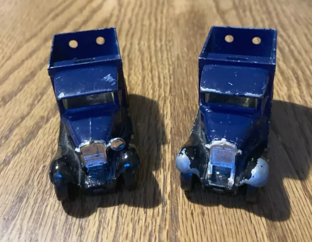 Vintage Lot of 2 Matchbox Model A Ford Kellogg's Delivery Trucks