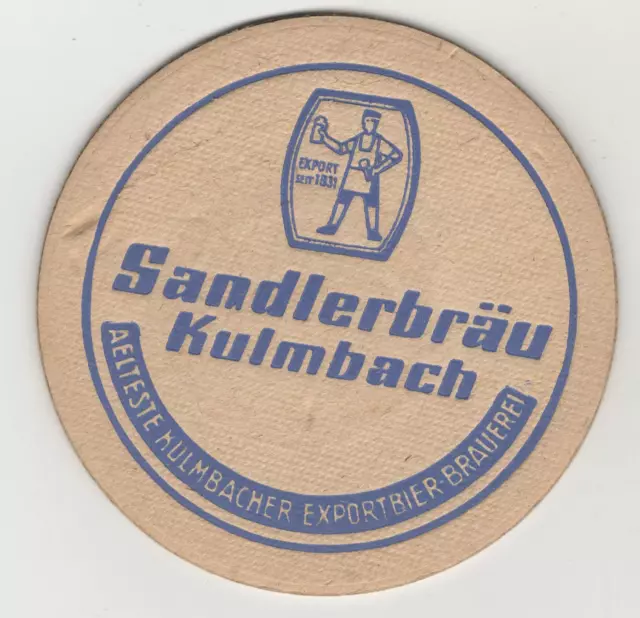 sous bocks ancien Sandlerbrau-bierdeckel/beermat/bierviltje/coaster