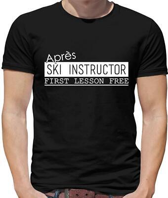 Apres Ski Instructor - Mens T-Shirt - Skiing - Skier - Funny