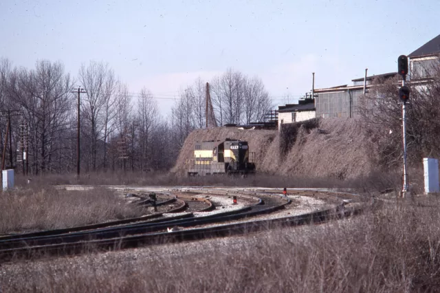 ORIGINAL 1968 KODACHROME RAILROAD SLIDE SEABOARD COAST LINE 906 ex SAL EMD GP7