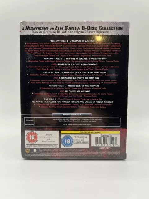 A Nightmare on Elm Street 1-7 I Blu-ray DVD I Brandneu 2