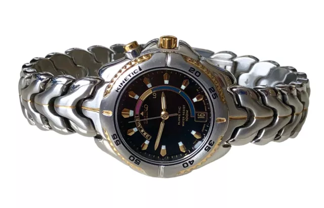 SEIKO KINETIC 100M resistant 10 bar 5M62-0BT0 7D2448 wrist watch $ -  PicClick