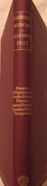Progressive Medicine- Dec., 1927- Vol. IV  Robert Hare