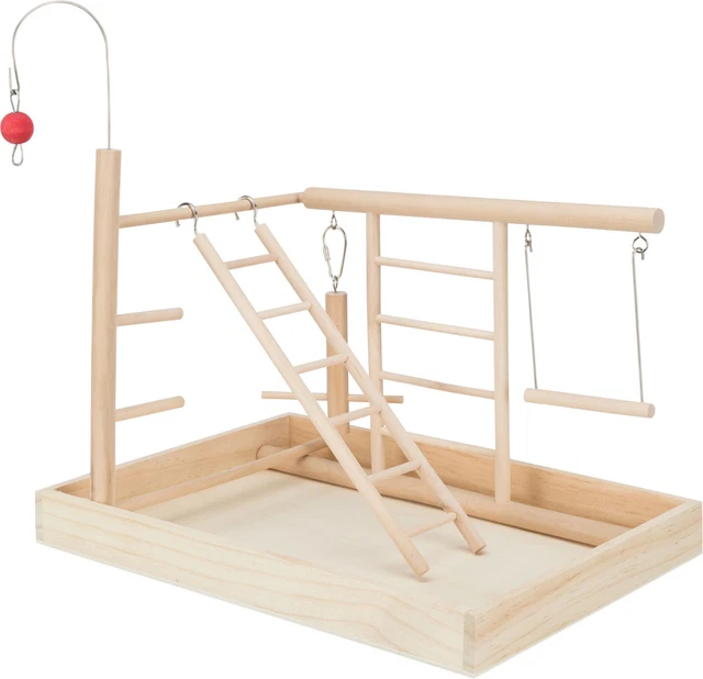 Holzspielplatz Leiterspielplatz Vogel Kanarien Wellensittiche Fink Papagei