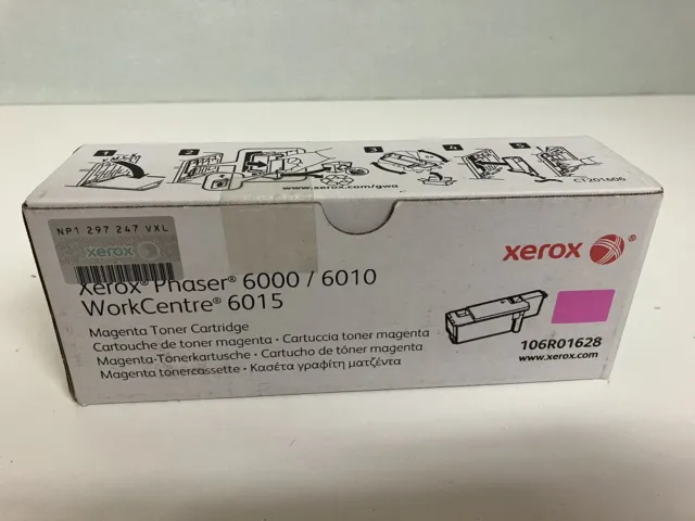 Original Xerox 106R01628 Phaser 6000/6010 WorkCentre 6015 Magenta Toner OVP