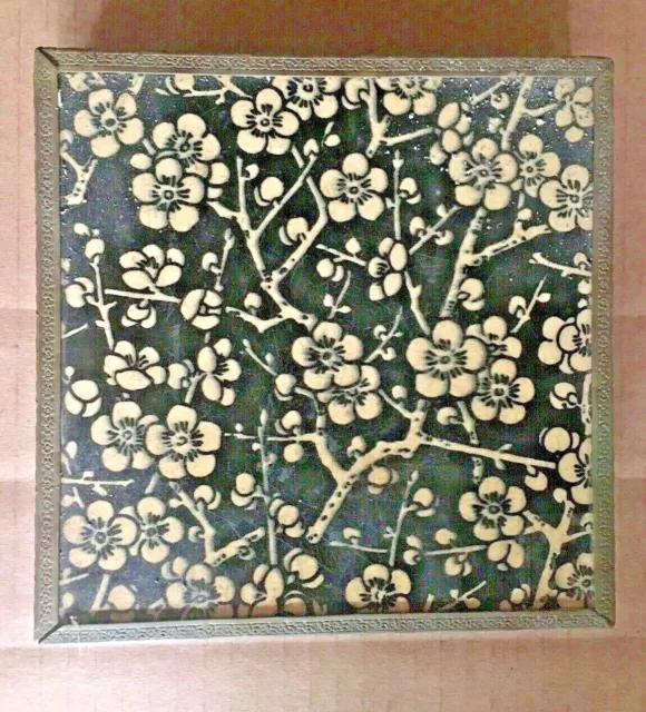 Minton China Works Tile Brass Frame