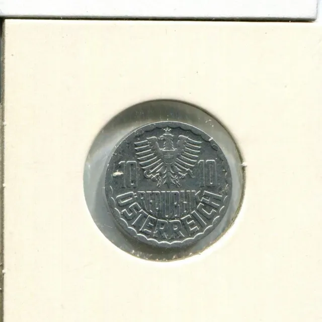10 GROSCHEN 1982 AUSTRIA Coin #AV046C 2