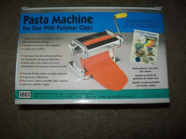 Máquina de pasta AMACO para arcillas de polímero y láminas de metal blando #12381S NUEVA EN CAJA