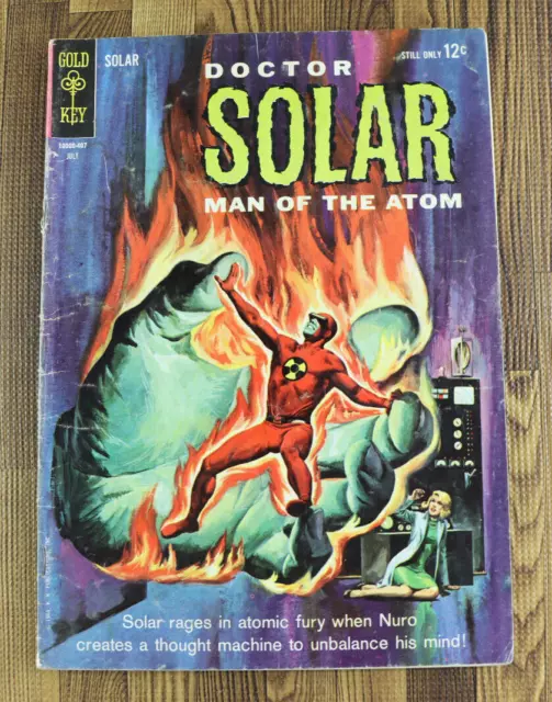 1964 Gold Key Comics Doctor Solar Man Of The Atom #8 Staple Pull