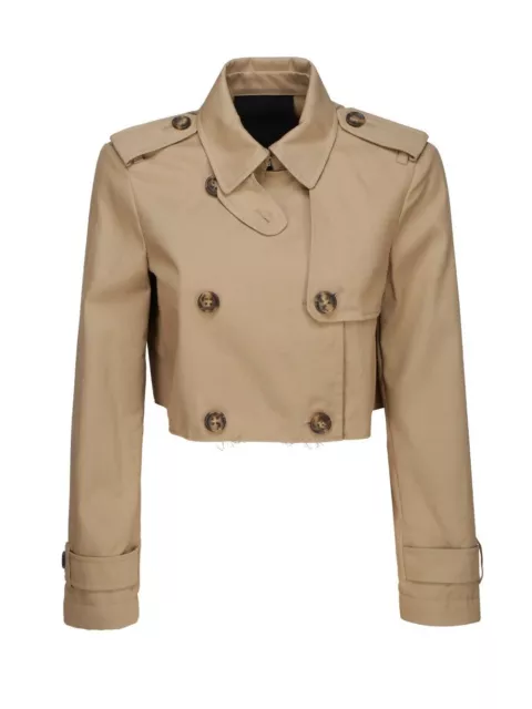 Gorgeous Red Valentino Cropped Trench Coat Size It 38 Uk 6-8 Rrp £ 650.00