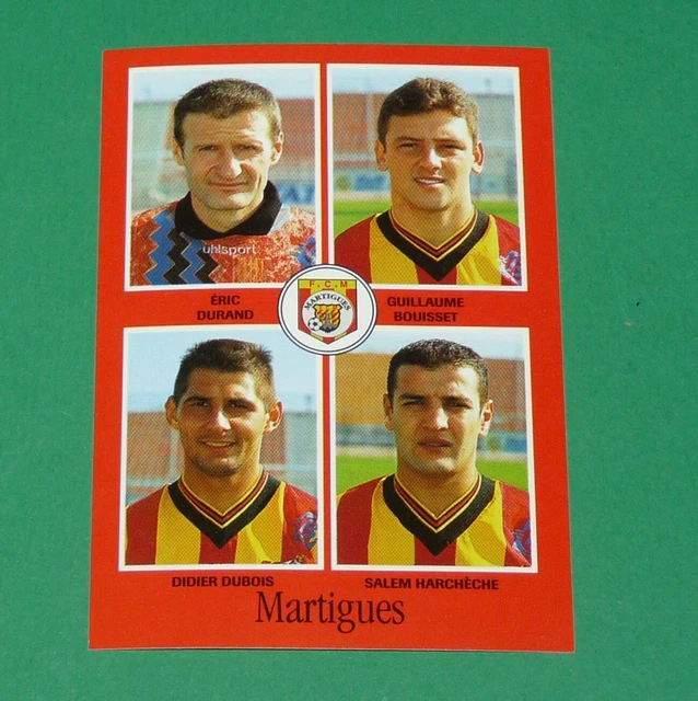 Carte panini - Official Football Cards 1995 - N°101 - Martigues - Eric Durand