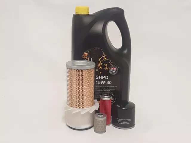 Filter/Oil Service Kit Suits Takeuchi TB007