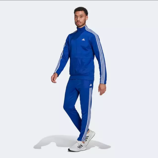 Adidas Tuta Aeroready Tricot Quarter-Zip, Uomo -  (Team Royal Blue/Bianco)