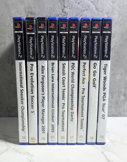 PlayStation 2 PS2 2 Sports Games Bundle X 9