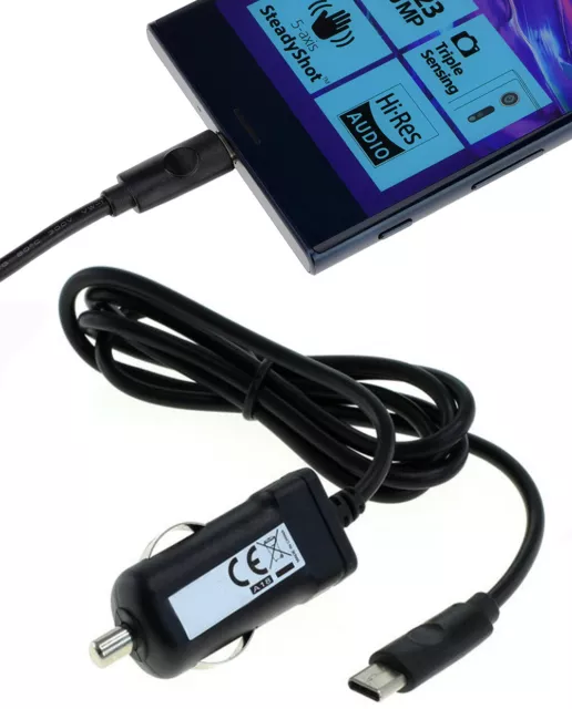 KFZ Aufladekabel USB-C Auto PKW/LKW 12-24V Ladekabel für Motorola moto g32