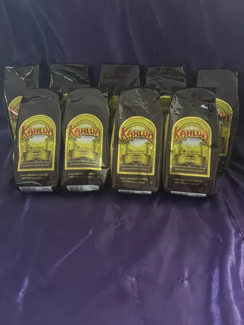 Kahlua Ground Coffee Original Flavor 9 Bags Each 12oz Free Shipping