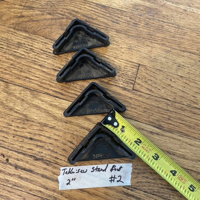 Skilsaw Delta Table Saw plastic feet Rubber Feet For Metal for stand 2” #2 Skilsaw Delta Table Saw plastic feet Rubber Feet For Metal for stand 2” #2
