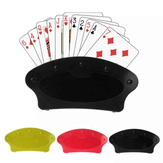 Hände frei Spielkartenhalter Stand Deck Card Poker Seat, fächerförmig,