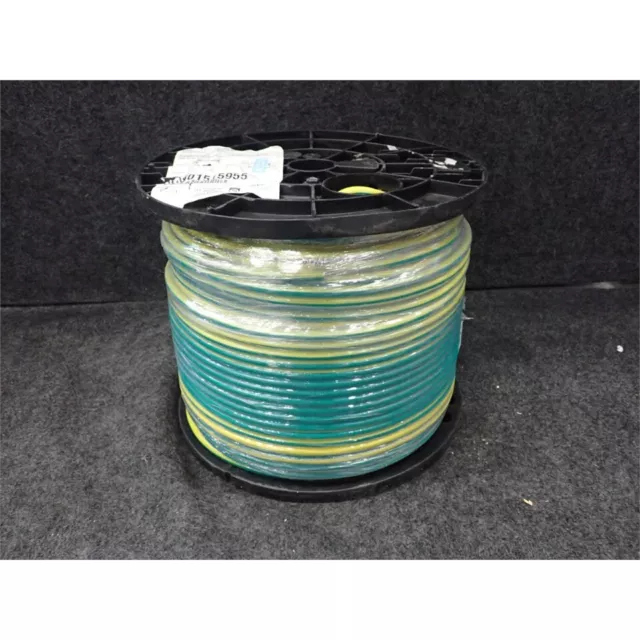 Southwire 1283BC-6/133-54 MTW Hookup Wire, 500' Spool, 6 AWG, STR, Green/Yellow*