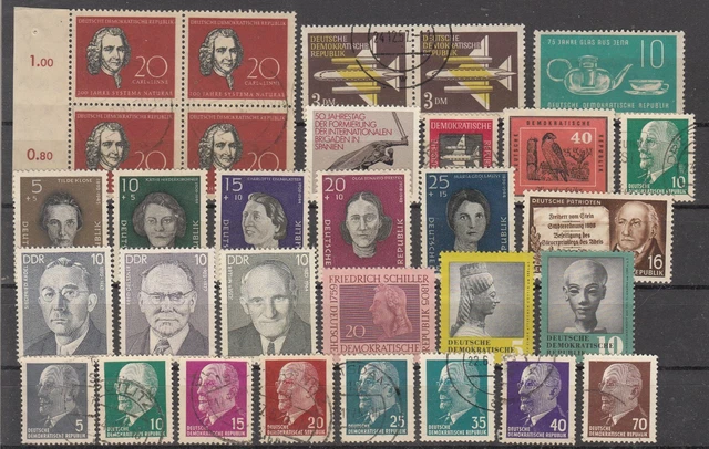 DDR  schönes Lot,  gestempelt/postfrisch   (2368ki))