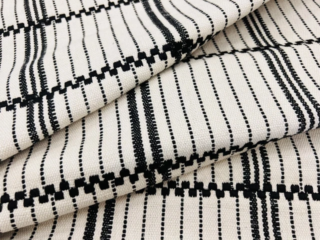 Zak + Fox Handwoven Stripe Upholstery Fabric- El Rais / Fulani 2 yds ZFER-02