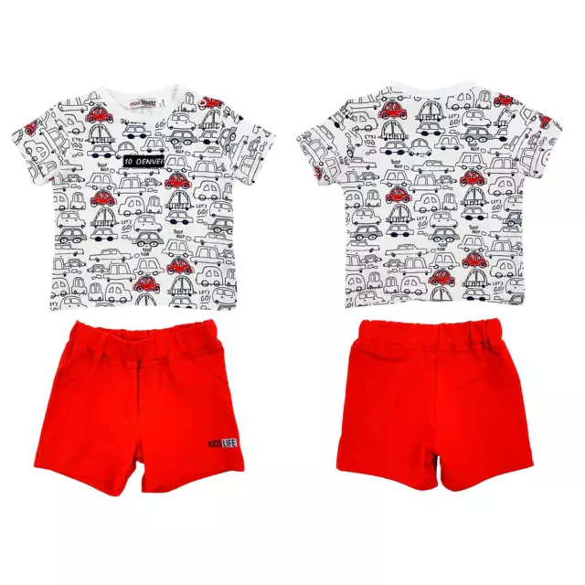 Completo Short + T-Shirt Yours Culla Neonato 3/12 Mesi - Y6517