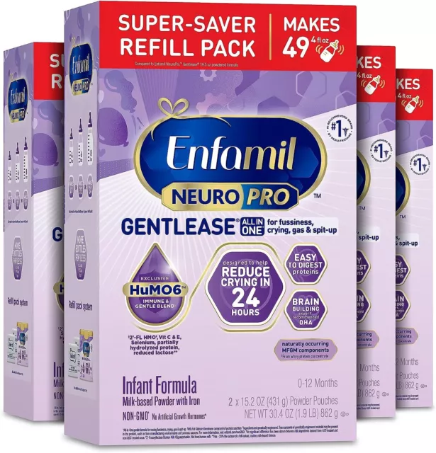 Enfamil NeuroPro Gentlease Baby Formula Infant Formula Expires 03/01/2025