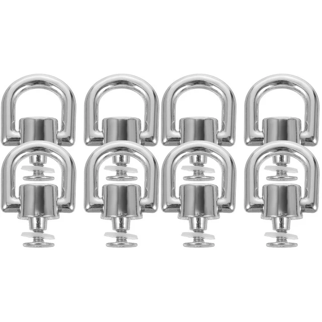 8 Pcs Zinc Alloy Craft Rivets Studs Metal Belt Buckle