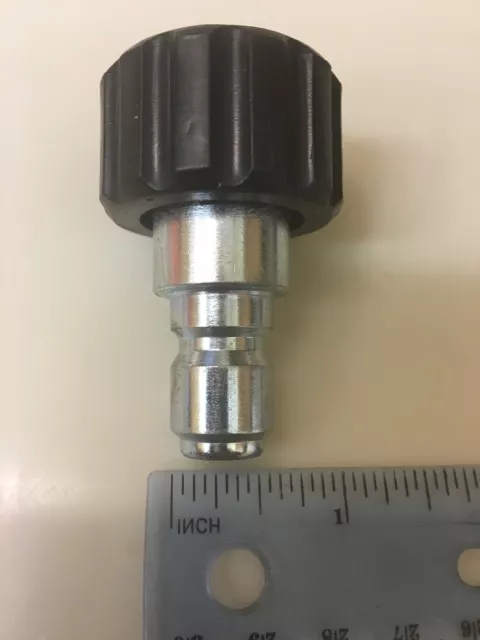 MTM F M22 x 3/8" Stecker-Stecker-Twist-Connect Adapter für Hochdruckreiniger 14 mm 2