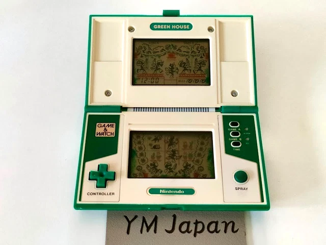 1983 NINTENDO GAME And & Watch Gh-54 Gh54 Green House Greenhouse