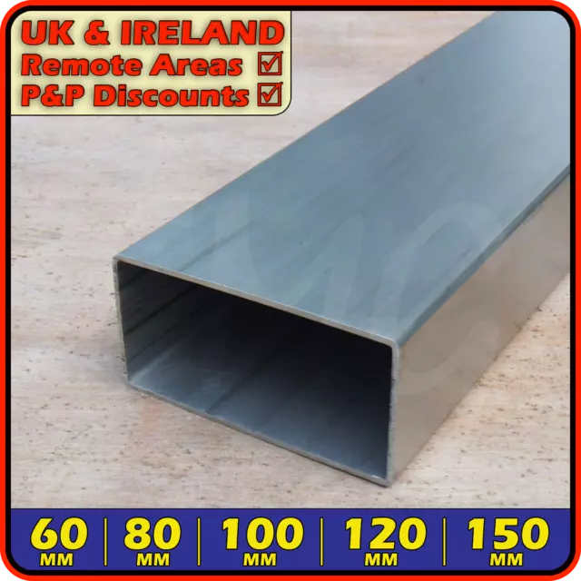 Stainless Steel Rectangular tube Box Section 60mm - 150mm rust proof galvanized+