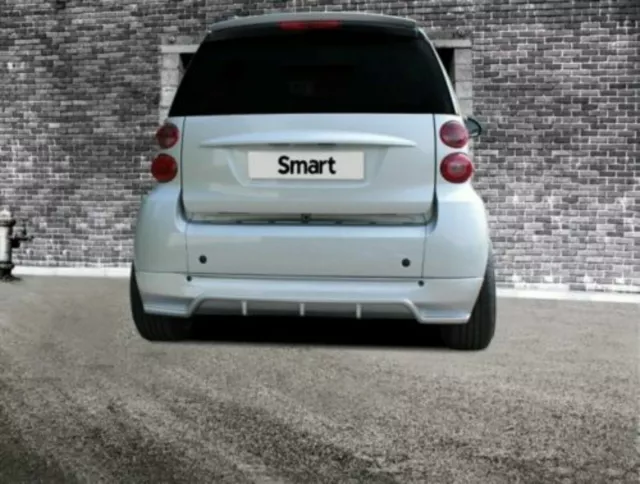 Heckansatz für 451 Smart ABS Spoiler Heckspoiler Spoilerlipper diffusor