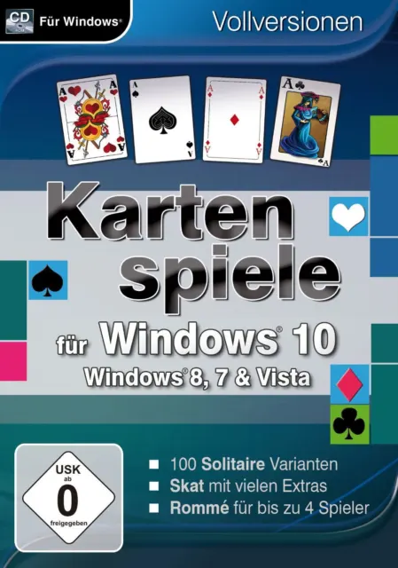 Giochi di Carte per Windows 10 PC Nuovo + Conf. Orig.