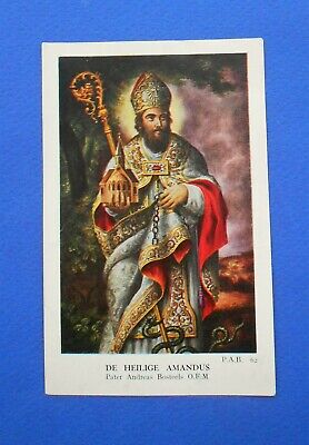 Santino Holy Card Andreas Bosteels OFM San Pietro 