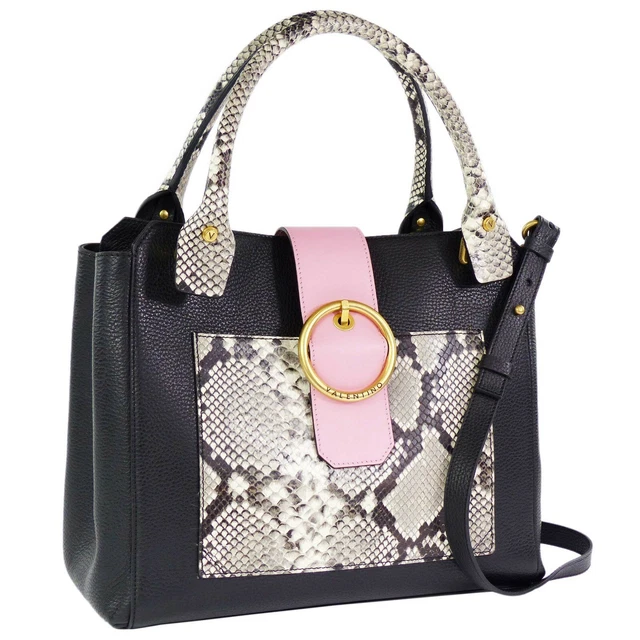 Sac Bandoulière Valentino Bags Denver - Cuir Beige, Taille Moyenne - Neuf Avec étiquettes, Design élégant